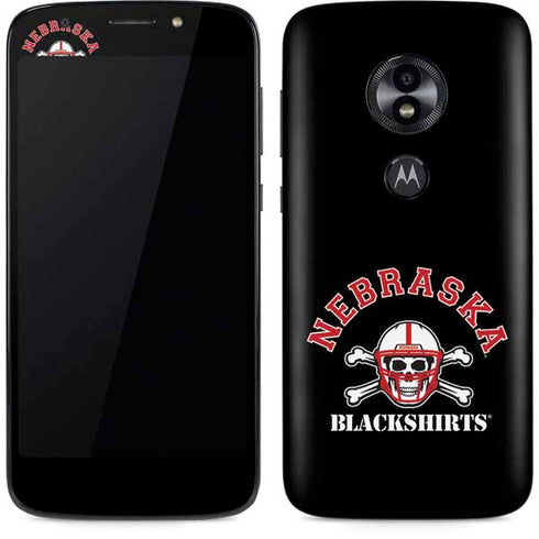 University of Nebraska Blackshirts Moto E5 Play Skin